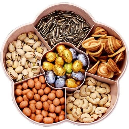 Home creative candy box Doggy nut box Sealed fruit dish with plastic cover Modern living room tea table dry fruit box Snack dish