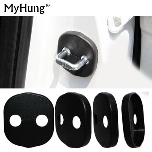 Car Door Lock Cover Car Door Buckle Cover For Hyundai I40 IX20 Veloster Rohens Veracruz Equus Azera KIA Ceed Venga car styling