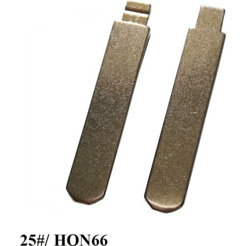 HON66 KEY blade KEY DIY folding flip remote key blade 25# Uncut Flip KD Remote Car key blanks