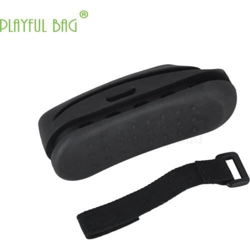 Outdoor activity CS Jinming tail bracket shock absorber rubber pad for toy water bullet gun AK shoulder bracket rubber mat KJ42