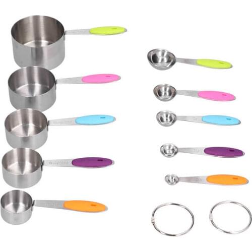 Food Portion Measuring Cups Portable Measuring Cup Measuring Spoon Measuring Cup Spoon Set Washable for Bakery for Home for Cake