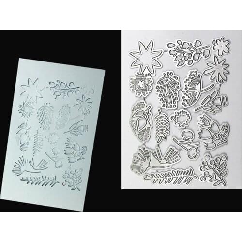 Seaweed Plant Metal Cutting dies DIY Art Gift Stamp Birthday Card Sticker Die cutting kit Tools Embossing Paper Mekaing