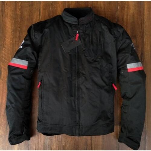 Motorcycle Winter Jacket for Honda Windproof Warm Off-road Riding Jacket Detachable Liner Black