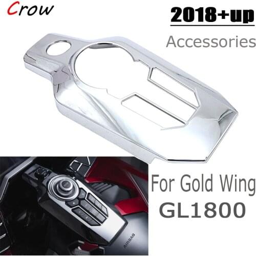 NEW Chrome Central Console Button Decoration Cover For Honda Goldwing GL 1800 GL1800 2018 2019 2020 2021