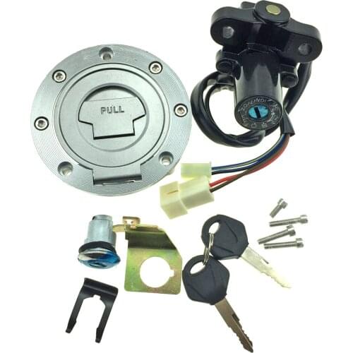 Motorcycle Ignition Switch Fuel Gas Tank Cap Seat Lock Key Set For Yamaha YZF R1 YZFR1 2002-2011 YZFR6 R6 2004-2011 R6S FZ6 FZ1
