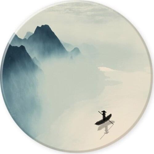 H7JB Drink Coasters Chinese Style Insulation Pad Dining Table Mat for Wooden Table