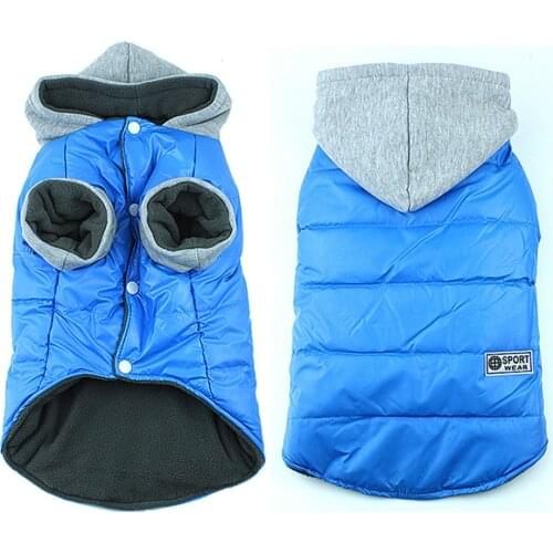 Warm Dog Clothes Winter Jacket Puppy Costume Pet Cotton Coat Pets Hoodie For Small Medium Dogs Chihuahua Apparel Hondenjas