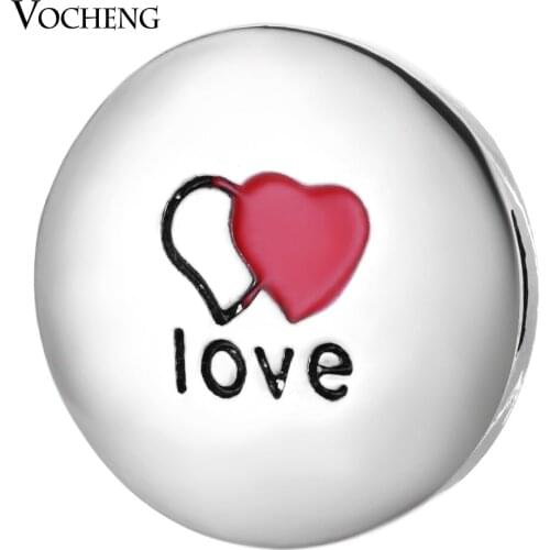 Vocheng Ginger Snap Love Story Valentines Day Gift 18mm Heart Vn-1008
