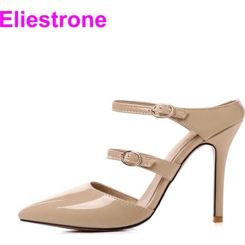 Brand New Sexy Red Yellow Women Stripper Sandals Stiletto High Heels Lady Party Shoes EK012 Plus Big Small Size 11 30 43 47