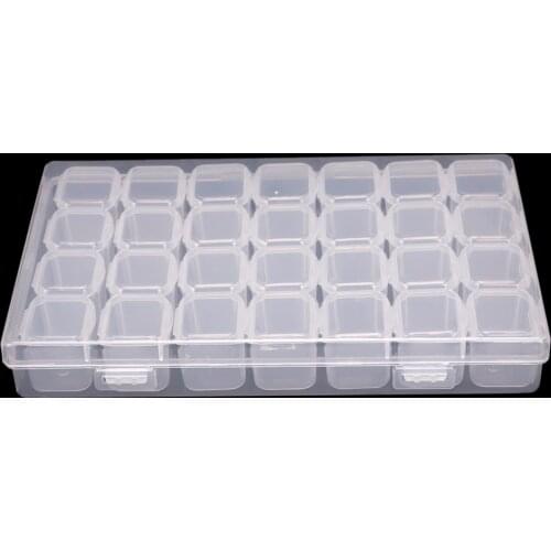 28Lattices Dismountable Diamond Embroidery Accessories diamond painting Boxes Cross Stitch Cases Storage Organizer Home Storage