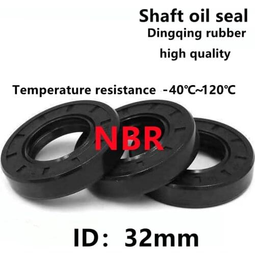 2only TC-32/33/34*44/46/49/50/52/55/56/5860/62/68/72*5/7/8/10/12mm NBR skeleton shaft oil seal spring double lips