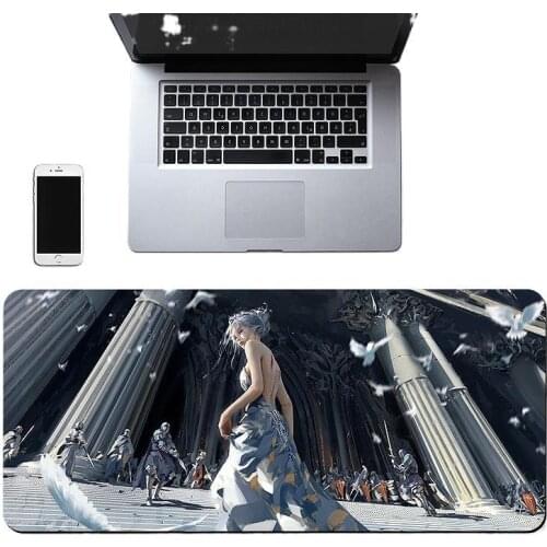 3D Anime Girl Mouse Pad Large Pad To Mouse Notbook Computer Mousepad PC Gaming Padmouse Gamer Laptop 80x30cm Desk Mat Mouse Mats