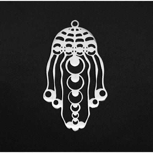 5pcs/lot 100% Stainless Steel 40x22.5mm Jellyfish DIY Charm Earring Finding Wholesale OEM Order Accepted Top Quality