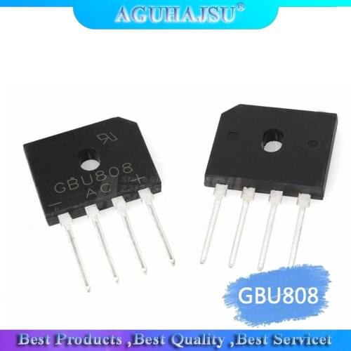 5pcs/lot GBU808 8A 800V Bridge Rectifier Wholesale Electronic In Stock