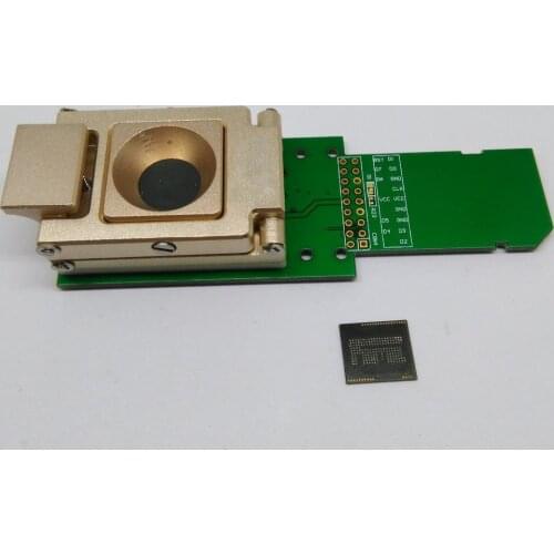 EMCP_14x18 SD adapter,BGA162 BGA186 socket,for eMCP read and data recovery,Nand flash test socket,aluminium alloy,clamshell