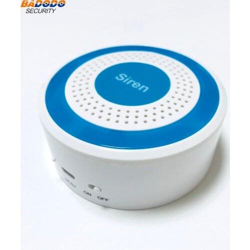 433MHz Wireless Strobe Siren Sound Light Siren 100dB sound alarm standalone siren for wireless intelligent security alarm system
