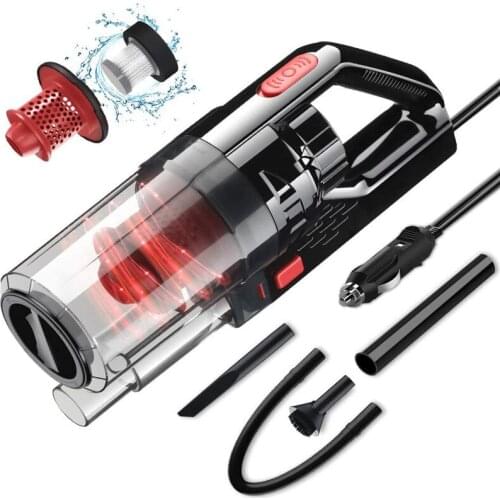 12V 150W Car Vacuum Cleaner Portable Wet Dry Cordless Wireless Car Plug 6000PA Suction power For Home Car Use 2020 New HandHeld
