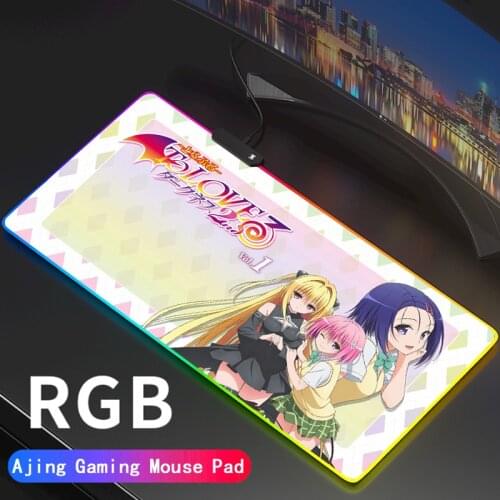 To love RGB Gaming Large Mouse Pad Gamer Led Computer Mousepad with Backlight Carpet for Keyboard Desk Mat Support DIY
