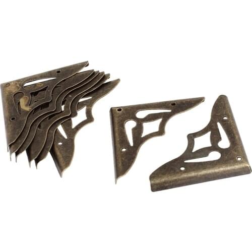 CNIM Hot 35mmx35mm Gift Case Box Table Corner Brackets Protector Guards 8 Pcs