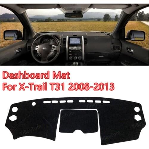 For Nissan X-Trail T31 2008-2013 High Quality Anti-Slip Mat Sunshade Dashmat Protect Carpet Dashboard Cover Pad Accessories