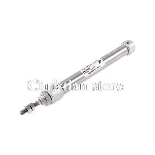 KCDJ2B10-60-B Single Piston Rod 10mm x 60mm Double Action Air Cylinder 1.0 Mpa