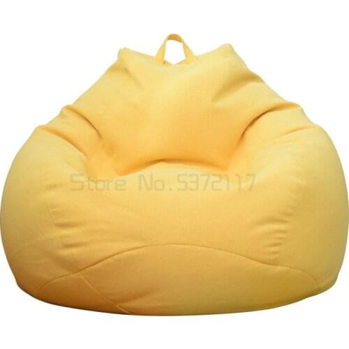 No Stuffed Big XXL Bean Bag Chair Giant Beanbag Pouf Sofa Bed Puff Ottoman Futon Room Seat Tatami Relax Lounge Furniture