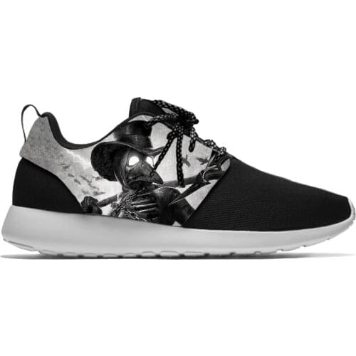 Medieval Steampunk Plague Doctor Horror Halloween Sport Running Shoes Casual Breathable Lightweight 3D Print Men Women Sneakers