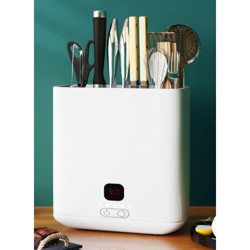 Kitchen supplies shelf chopsticks rack one household drying design multifunctional storage box disinfection knife rest J05