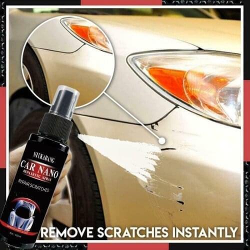 100ML Car Body Scratch Repair Nano Cloth Car Paint Care Kit Nano Liquid Spray Polish Paint Wax Spray Coat Film Scratch Remover