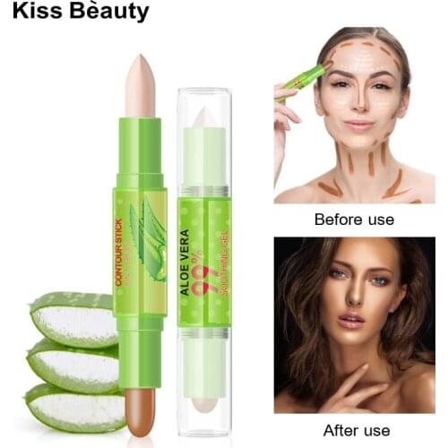 Kiss Beauty Facial Highlight Foundation Base Concealer Contour Stick Make Up Face Powder Cream Shimmer Concealer Pen Cosmetics