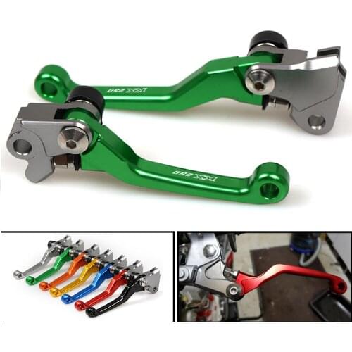 With kx250 LOGO Motorcycle Dirt Bike Brake Clutch Levers Handle FOR KAWASAKI KX250 KX 250 2000-2008 2001 2002 2003 2004 Pit Bike
