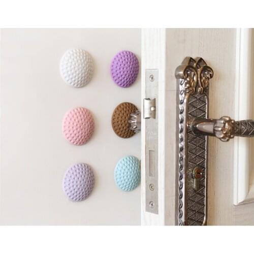 Self Adhesive Rubber Door Buffer Wall Protectors Door Handle Bumpers for Door Stopper Doorstop