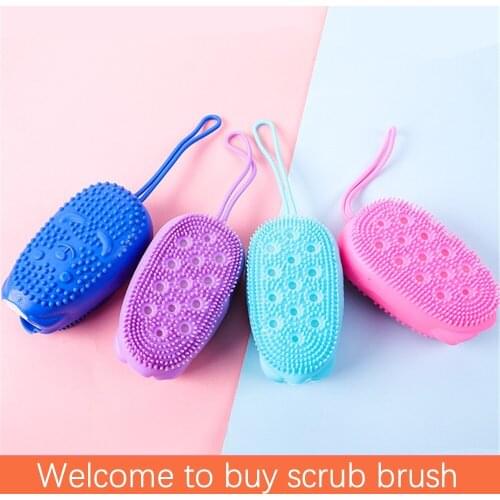 Silicone Body Brush, Bath Brush, SPA Exfoliating, Exfoliating, Bathing Brush, Bathroom Brush, Soap, Massage Brush, Skin Care