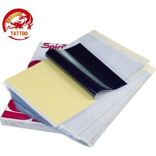 100pcs Thermal Stencil Transfer Paper Tattoo Transfer Paper A4 Size For Tattoo Transfer Machine Supply