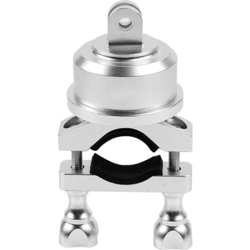 360 Rotating Helmet Swivel Bar Mount Clip for 8-35mm Rod, Bicycle Motorcycle Mobile Phone Action Cameras Bracket