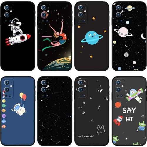Funny spaceman Phone Case For OnePlus 7 8 9 Pro 6T 7T 8T Anti-fallSoft Silicone Case for OnePlus 8 9 9pro