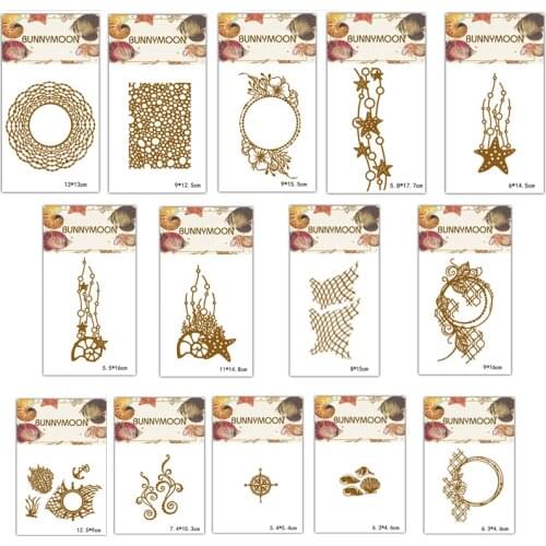 2021 CH New Arrival Ocean series Metal Cutting Dies Embossing Scrapbooking Stencil Craft Cut Dies For DIY Card Handmade