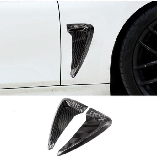 Car Door Side Vent Air Flow Cover Fender Flare Air Wing Vent Sticker Trim For Kia RIO 3 4 Sportage 4 QL 2016 2017 2018 2019 2020