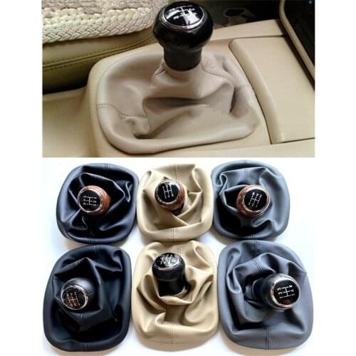 SKTOO for Volkswagen Old Passat B5 shift BOOT shift lever cover manual gear head gear sets mahogany