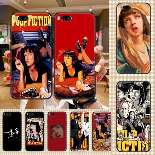 Movie Pulp Fiction Phone case For Xiaomi Mi Max Note 3 A2 A3 8 9 9T 10 Lite Pro Ultra black fashion waterproof soft prime