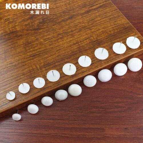 Komorebi Nylon Furniture Chair kitchen cabinet Nail Feet Glides Feet Bottom Protect
