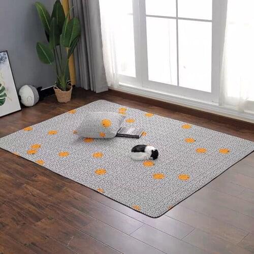Korean Cartoon Cotton Carpet for Living Room Children Baby Crawling Mat Kids Room Area Rug Bedroom Non Slip Floor Mat Tatami Mat