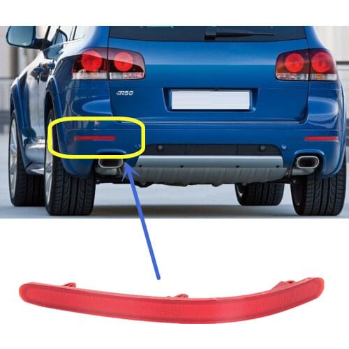 Left Side For Volkswagen Touareg 2002 2003 2004 2005 2006 2007 2008 2009 2010 Car-Styling Rear Bumper Reflector Light