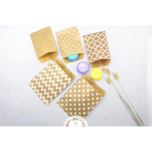 Kraft Paper Bags, Favour bags, treat bags, giftwrapping, baked goods bag 100pcs/lot