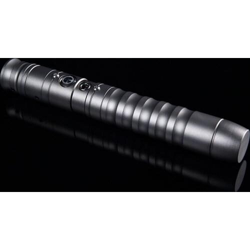 100cm Length Jedi Sith Laser Force FX Lightsaber Heavy Dueling Cosplay Lightsaber Sword 2 Sets Sound Metal Handle RGB 11 Color