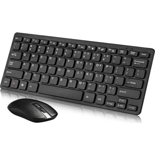 1200dpi 2.4GHz Ultra-thin Wireless Keyboard and Mouse Kit Set мышь For PC Laptop Computer Wireless Ergonomic Mouse Ergonomic