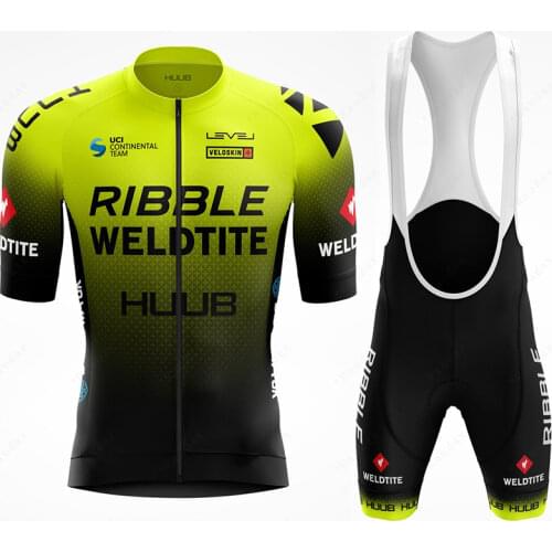 HUUB Bike Clothing Maillot 2021 Mens Summer Short Sleeve Cycling Set Ropa Ciclismo Outdoor Riding Bike Uniform Cycling Clothing