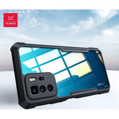 Xundd For Redmi Note 10 Pro Case Shockproof Protective Bumper Phone Case For Redmi Note10 Pro 5G Cover Transparent Shell
