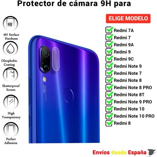 Camera Protector for Xiaomi Redmi 7 7A 8 8T 9 9A 9C 9T Note PRO choose model. Tempered glass lens cover