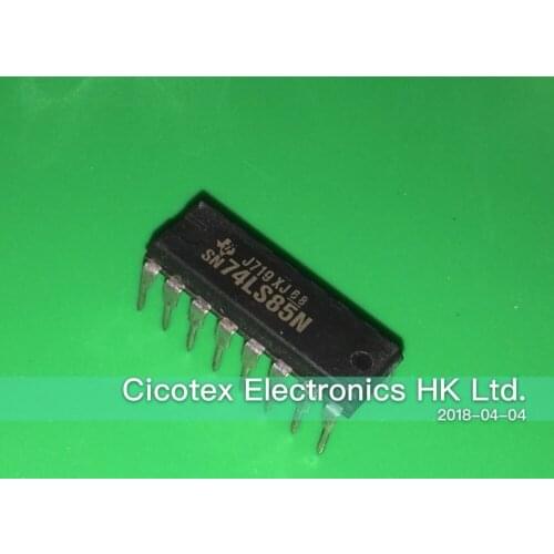 10pcs/lot SN74LS85N DIP-16 IC COMPARATOR MAGNITUDE 4B 16DIP 74LS85N